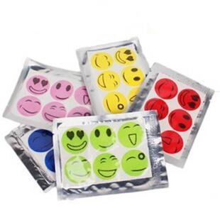 10 pcs/set Stickers Smiley Insect Mosquito Repellent Sticker