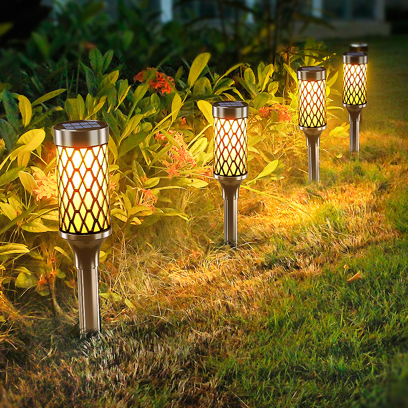 太阳能灯户外防水庭院灯led景观装饰灯暖光花园草坪插地灯家用
