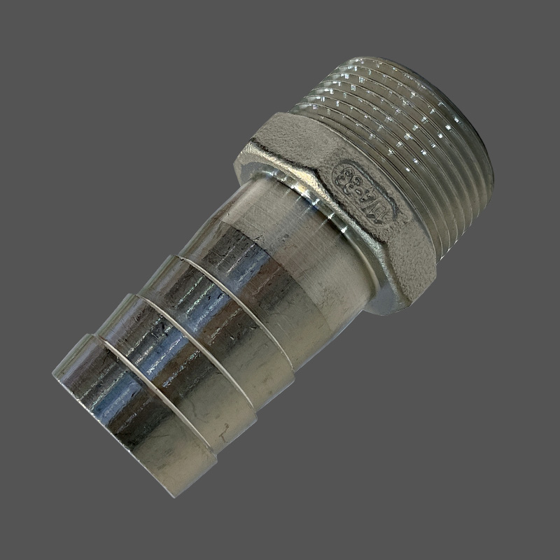 不锈钢外丝六角宝塔接头