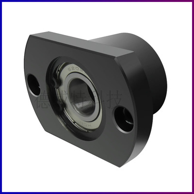 EHH内径17双轴承带卡簧轴承座组件BACB BFP23法兰固定座支撑座