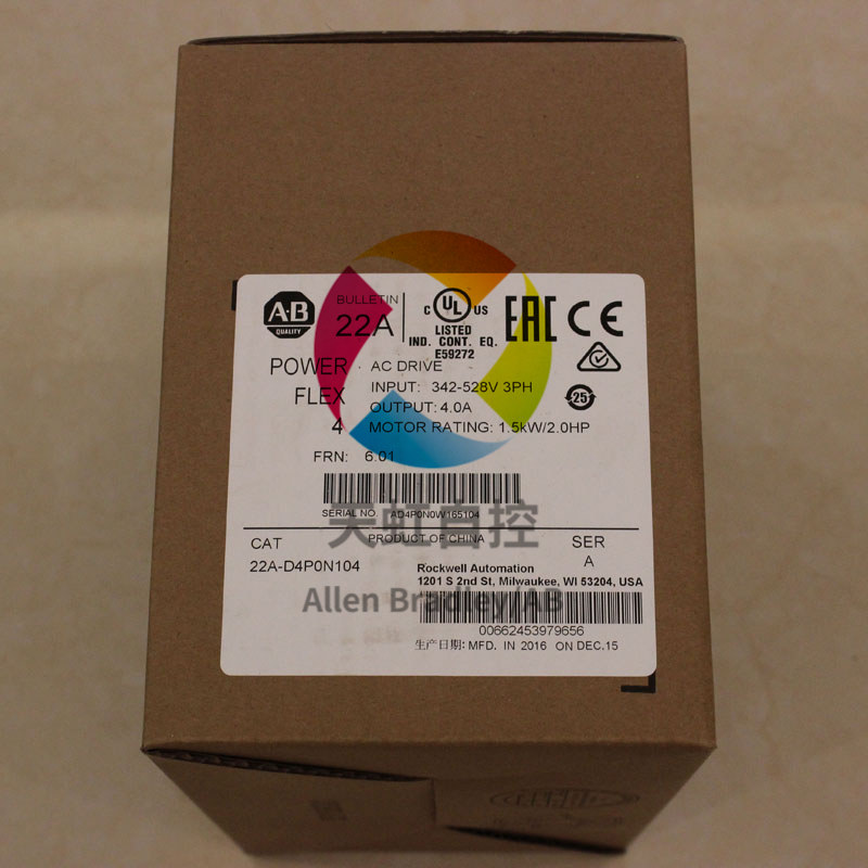 议价20BC205A0AYNANC0 PowerFlex700交流变频器 400 VAC 3 PH 205