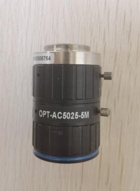 议价促机 OPT AC5025-5M 50mm 1:2.5 C口 500万像素工业镜头