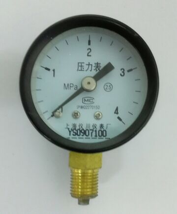 压力测量用表一级盘直径