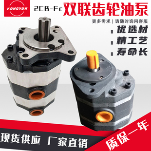 油泵总成三联齿轮泵 液压双联齿轮泵2CB