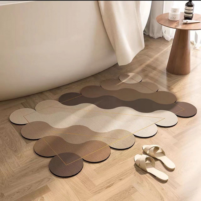 德国地垫浴室硅藻泥加厚