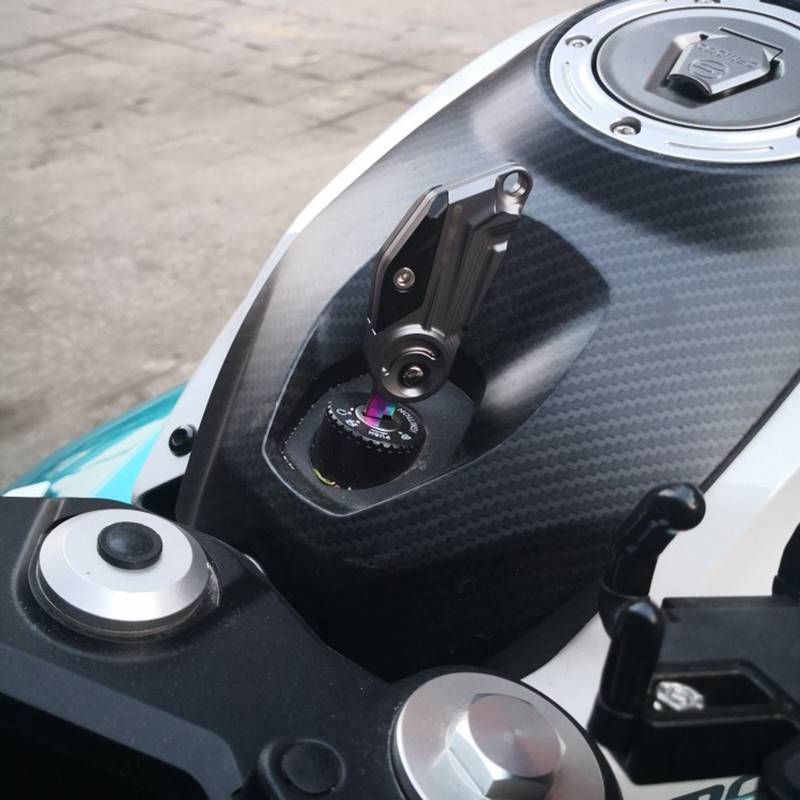 适用春风250sr赛道版折叠钥匙胚壳改装450sr 800mt 700clx锁匙头
