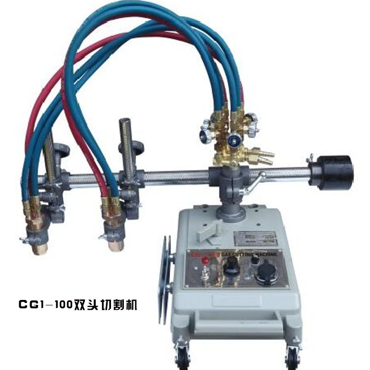 CG1-100双头火焰切割机钢材 直线小车气割机配件改进型厂家直销