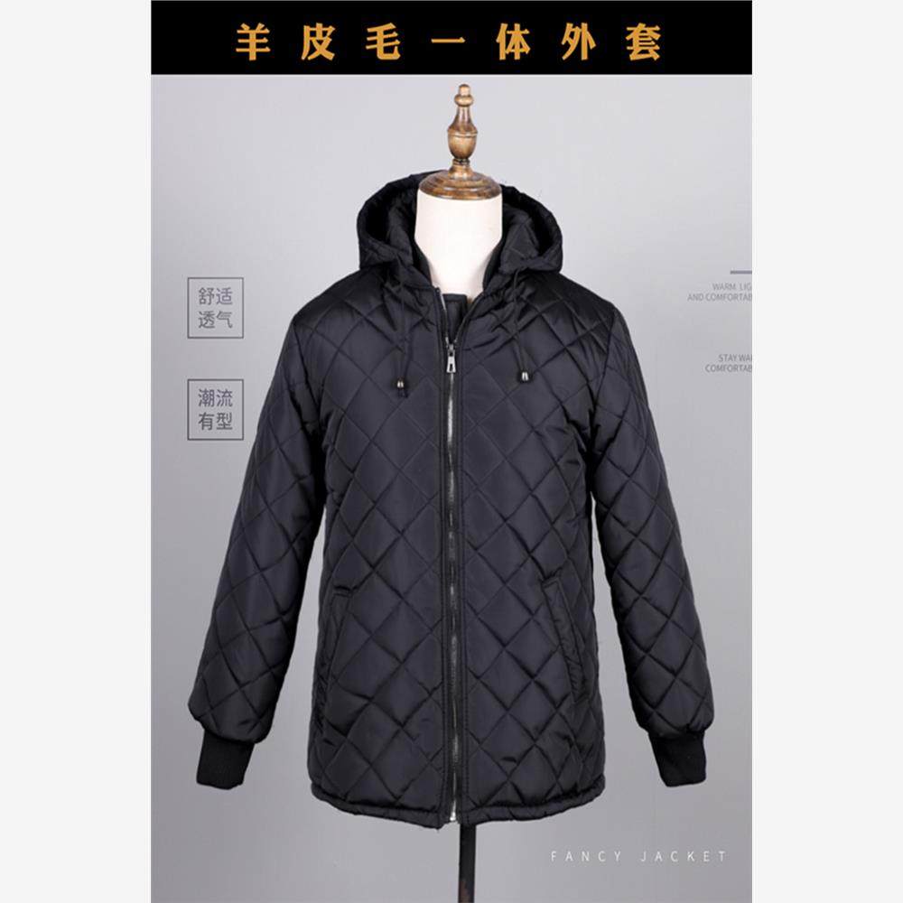 冬季中老年棉袄男加厚皮毛一