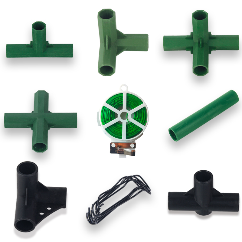 藤蔓爬包塑钢管多功能卡