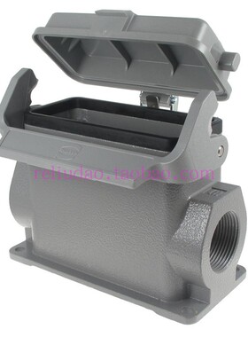 HARTING 连接器 09300160255 高底座 HAN-16B-ASG1-LB-K-21 带盖