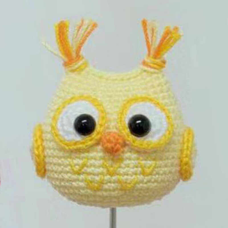 挂件彩虹色猫头鹰钥匙扣毛线可爱摆件diy编织材料包新手初学钩织,服饰配件/皮带/帽子/围巾,DIY编织材料包,淘宝优惠券,粉丝福利购,淘宝优惠卷