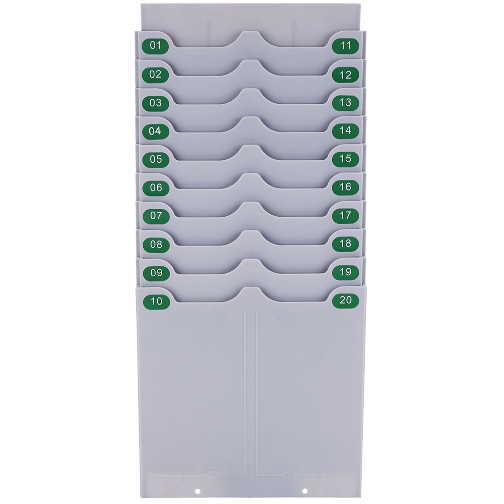 考勤卡架位插员工槽宽盒