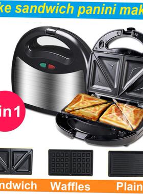 cake sandwich panini maker toaster 早餐烤面包帕尼尼三明治机