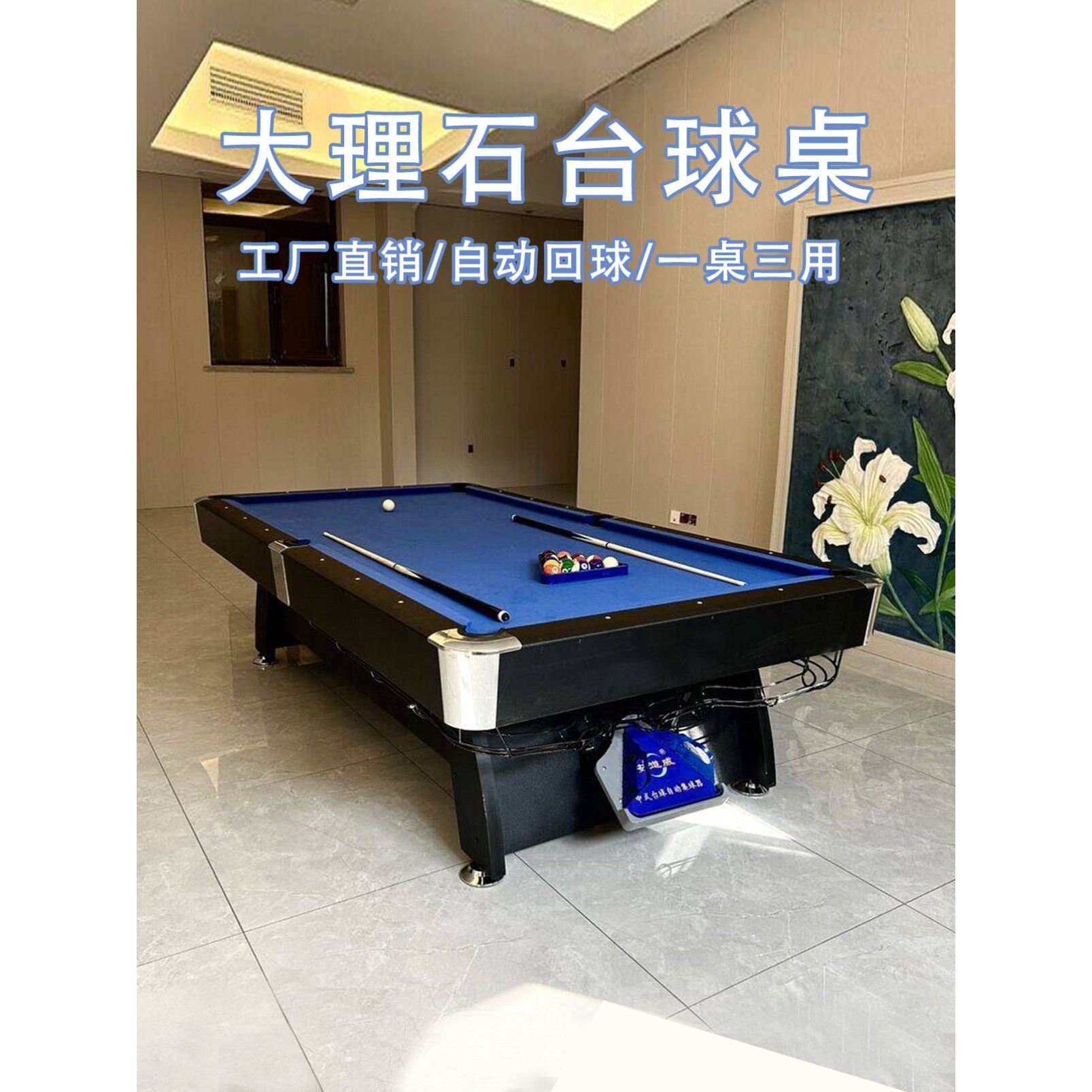 家庭台球桌标准型多功能