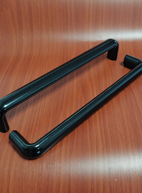 柜门L320加长电木拉手 桥形把手 工具箱安装耐高温黑色U形手柄