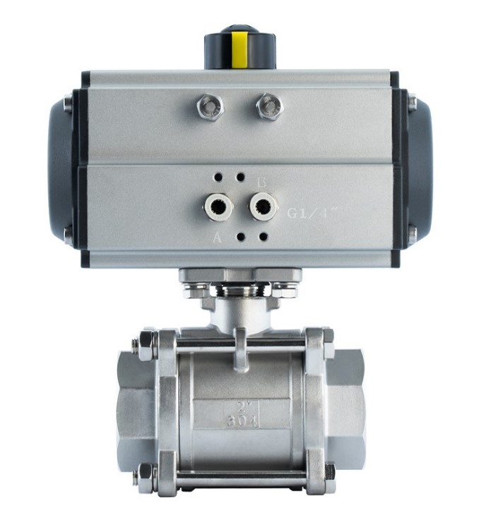 上海沪工阀门气动螺纹球