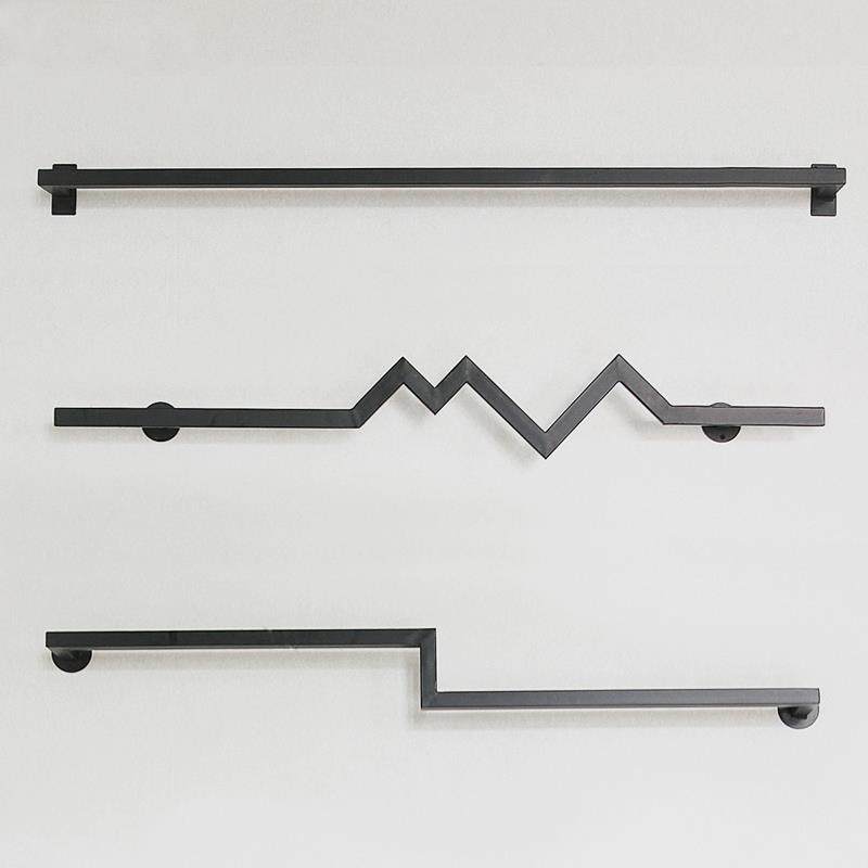 铁艺金色服装展示架上墙装修货架壁挂式细管衣服架正挂长杆式,3C数码配件,USB多功能数码宝,淘宝优惠券,粉丝福利购,淘宝优惠卷