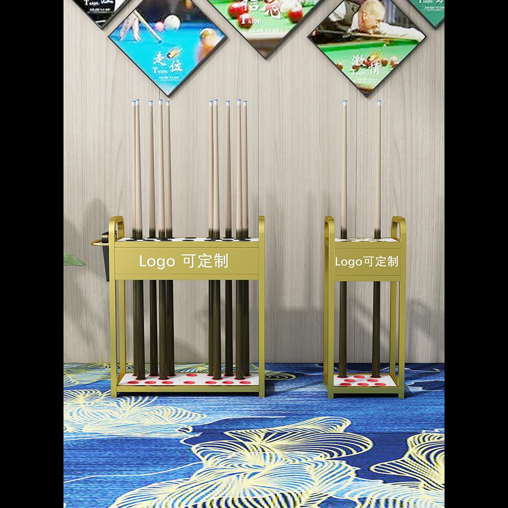 新款金属台球杆架用品落