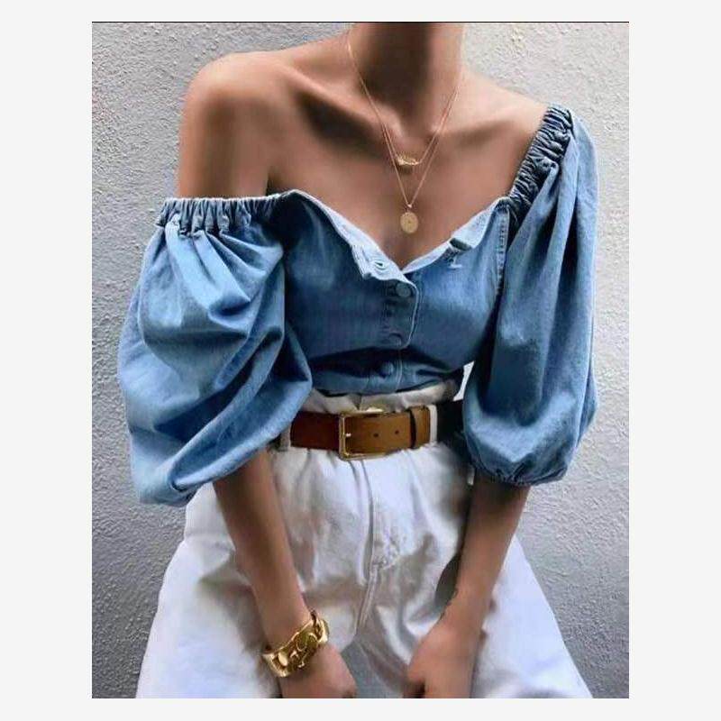 Womensexyhoulderjacke