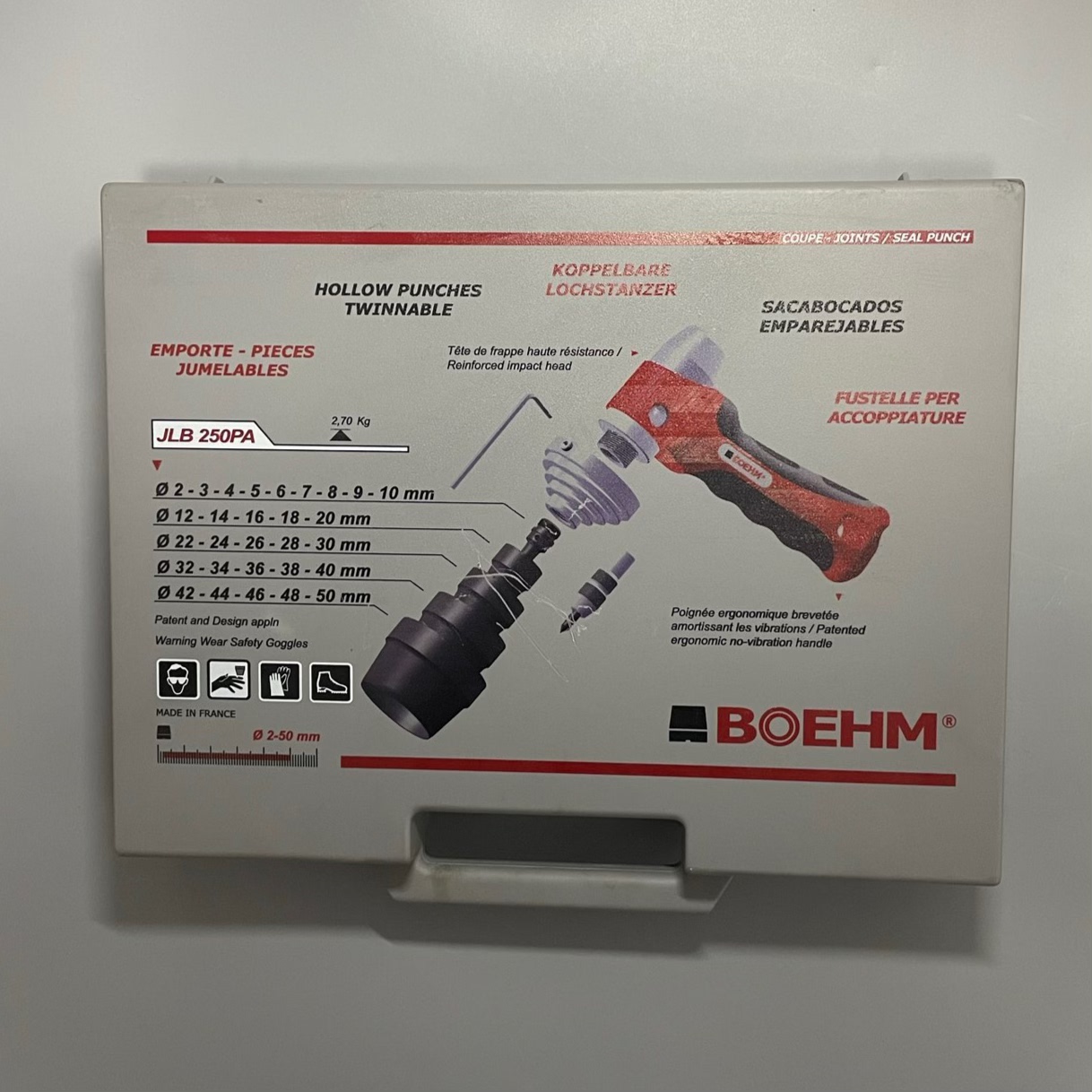 德国原装BOEHM 可折叠空心钻  JLB 250PA