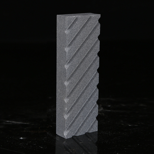 修正石黑碳化硅带槽油石磨刀石砥石黑碳黑带槽300目粗磨找平修平