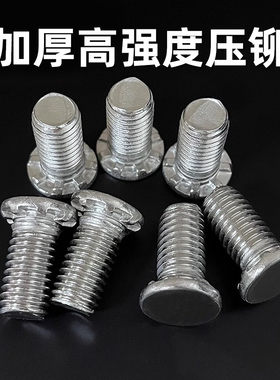 304不锈钢加厚压铆螺丝HFHS高强度压板螺钉大头加厚M4M5M6M8-M12