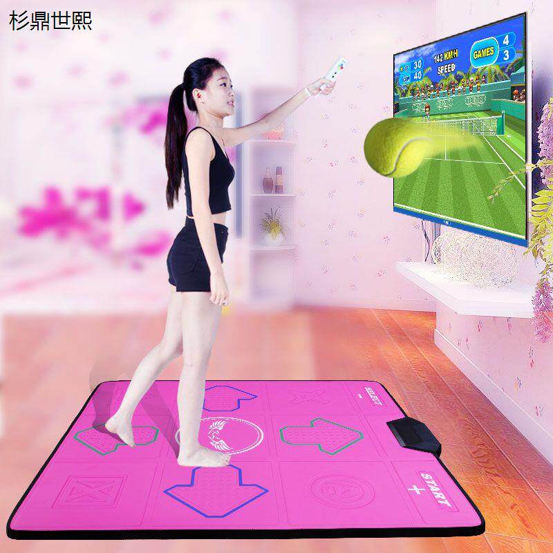 康丽单人游戏跑步无线跳舞毯电脑电视接口跳舞机家用体感手舞足蹈
