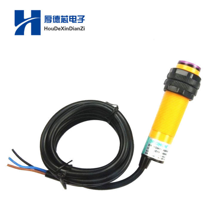 E18-D80NK红外开关避障传感器漫反射式红外线NPN感应光电开关DC5V