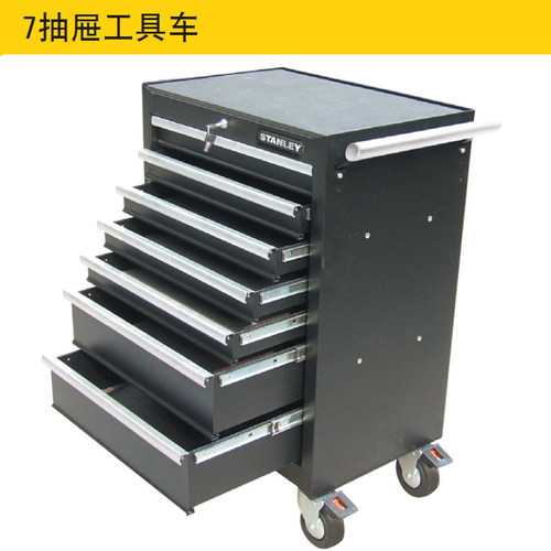 史丹利层抽屉工具车移动