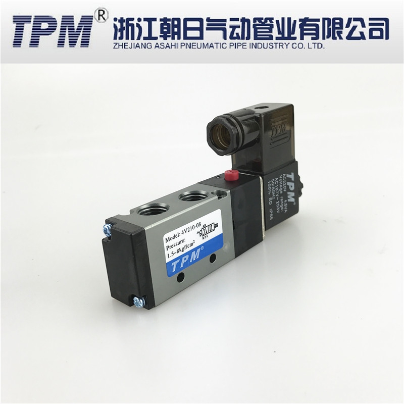 电磁阀朝日二位五通气控