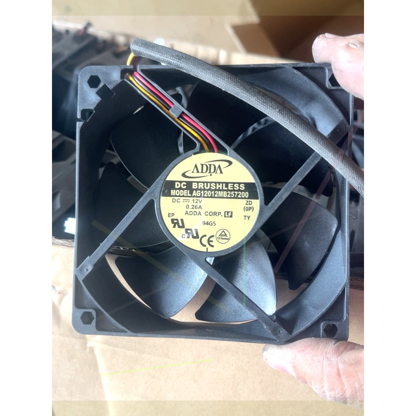 询价协禧柜机风扇 AG12012MB257200,12V,0.2议价