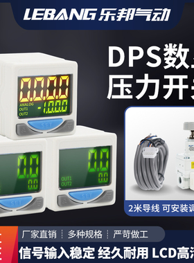 电子式数显压力开关DPS真空控制器DPSN1-01020/DPSP1-10020 10030