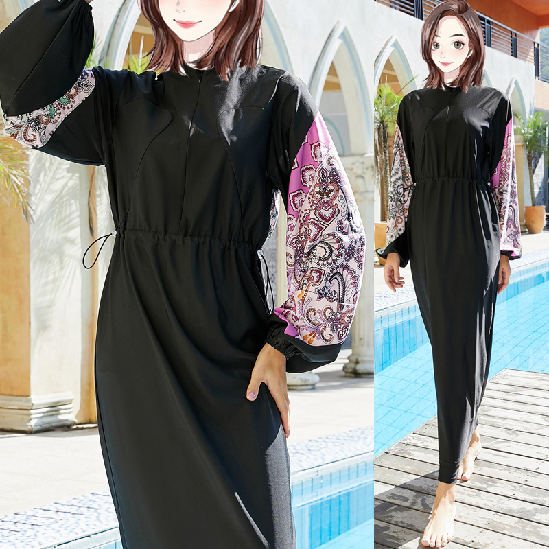 显瘦时尚全遮挡女士游泳衣三件套Full Coverage Ladies Swimsuit