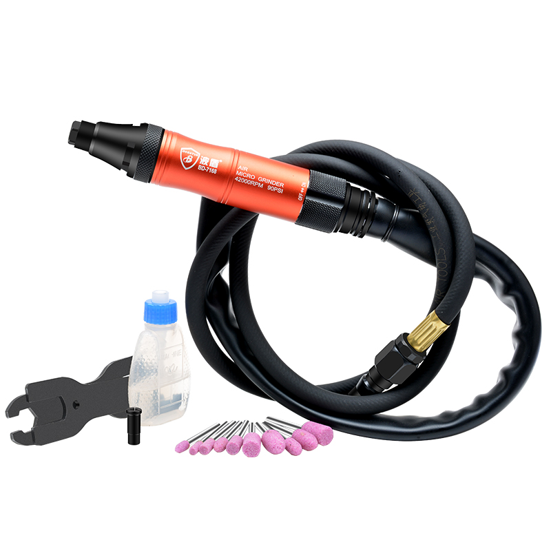 波盾气动风磨笔夹头式研