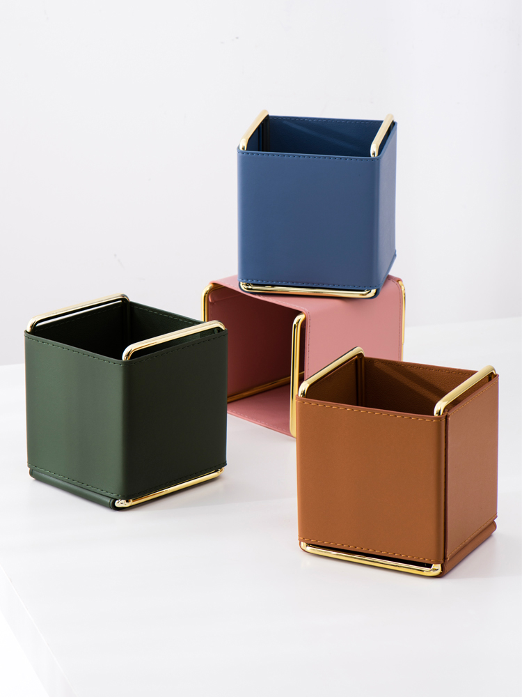 小西家北欧轻奢铁艺皮革