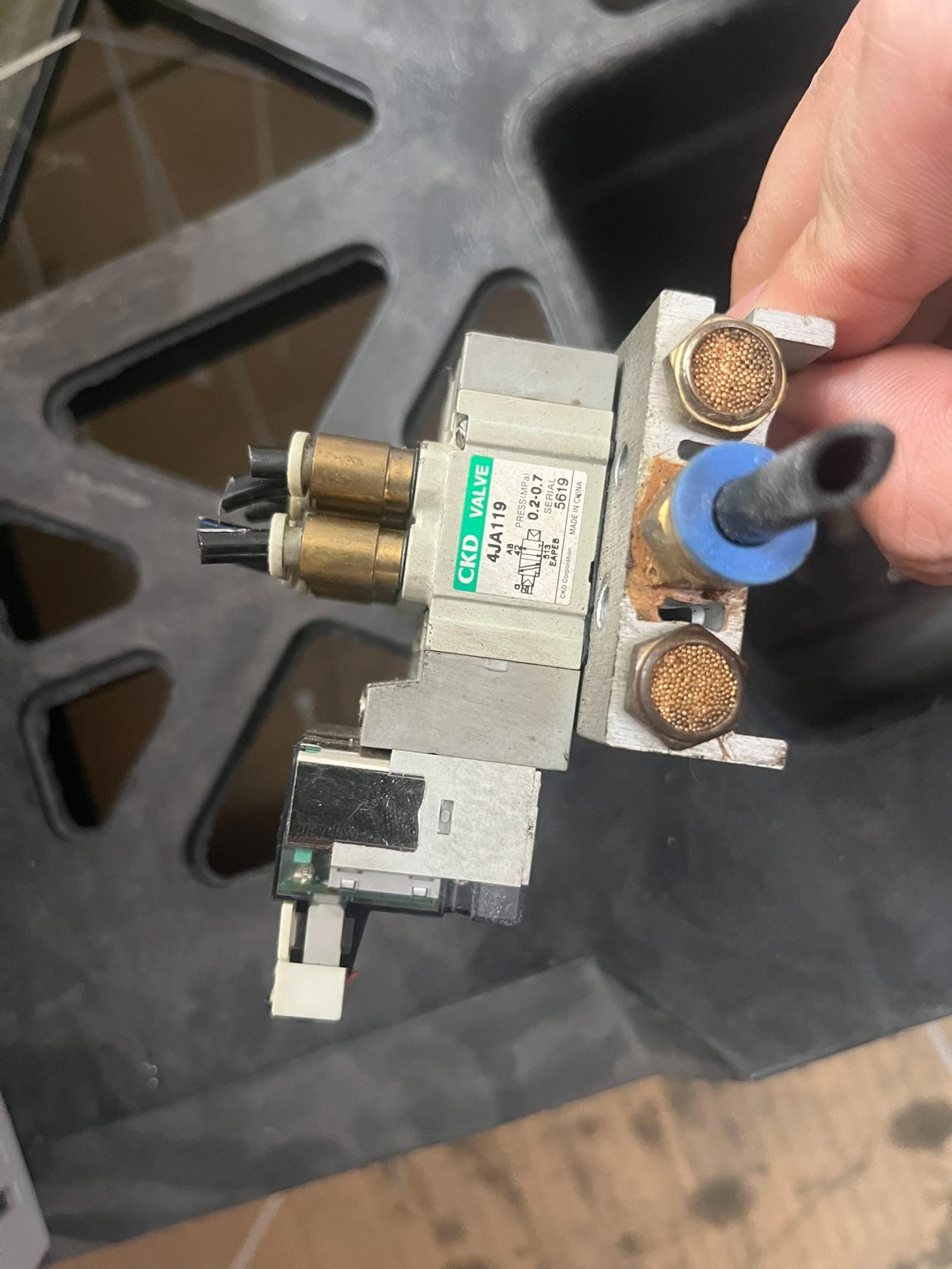 CKD电磁阀4JA119，拍，二手拆机，喜欢来聊！【议价】