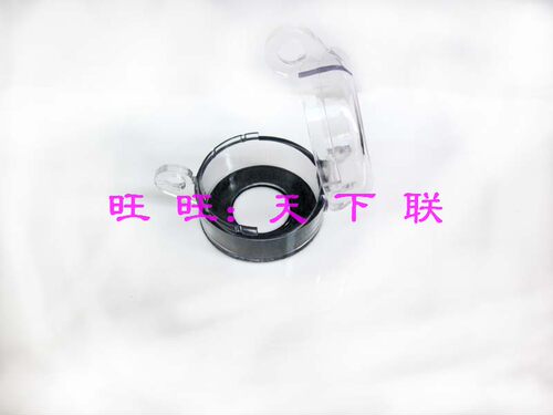 急停防护罩防水防尘防误操作按钮开关保护圈透明挂锁开孔22mm