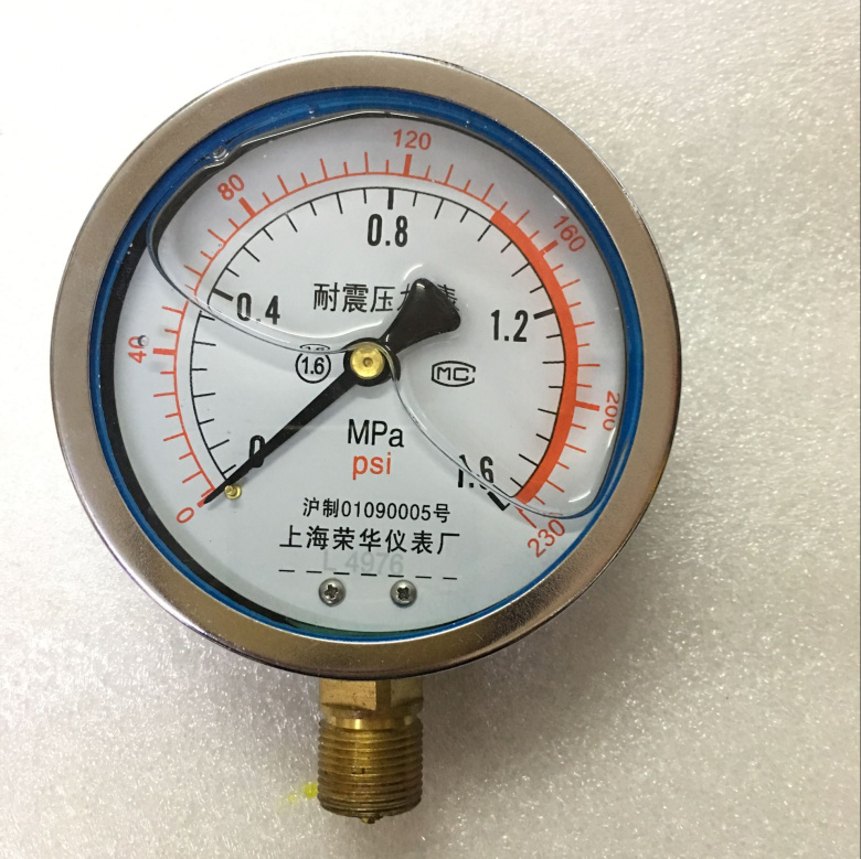 正品上海荣华仪表厂耐震