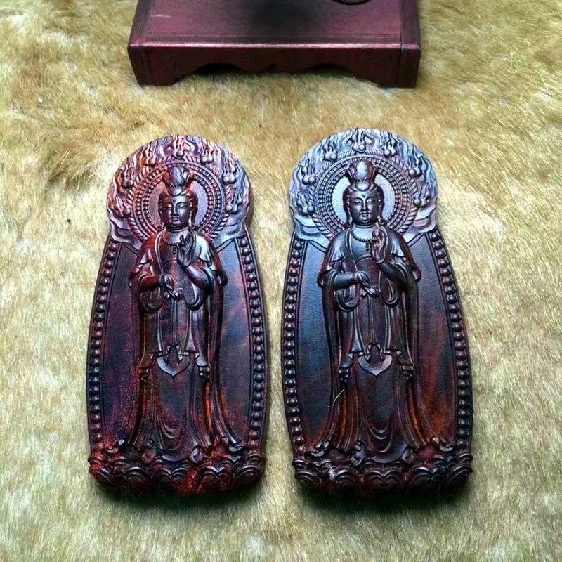 观音牌木制海南黄花梨雕