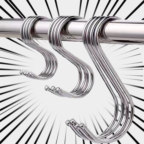 型挂钩实心不锈钢加粗多