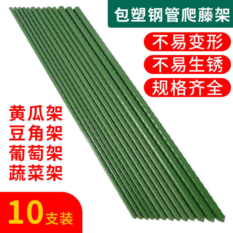 爬藤架包塑钢管园艺支豆