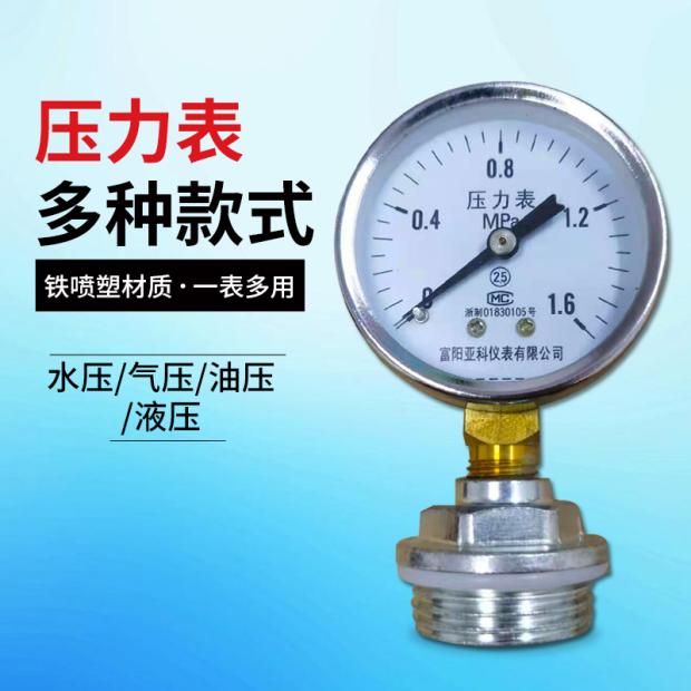 耐震压力表试泵专用水补