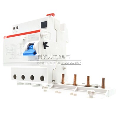 正品ABB DDA200 漏电模块 DDA204 AC-63/0.1 4P 63A 10113328