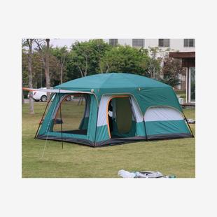 Camp outdoor camping tent waterproof 6-8-12 people露营大帐篷