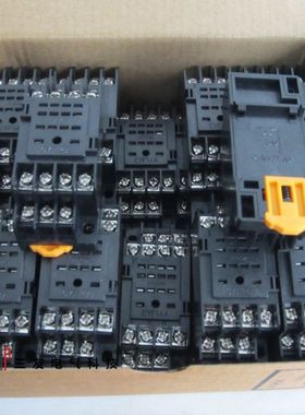 继电器底座PYF08A  PTF08A PTF14A PF083A 52P54P圆座LY2NJ JQX