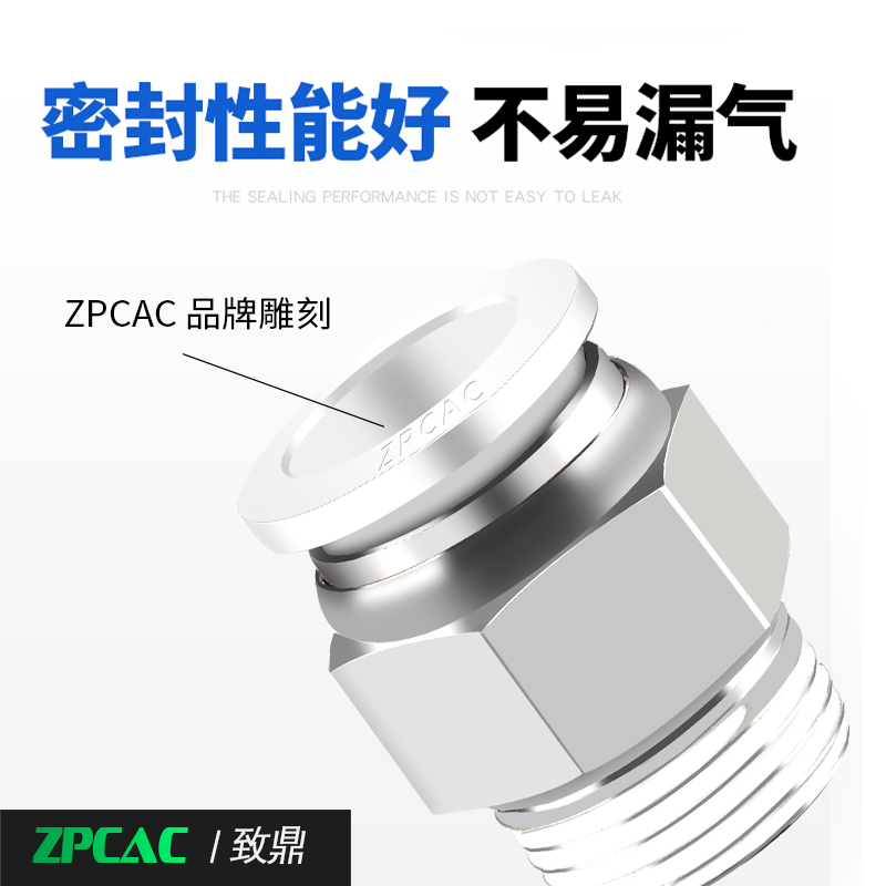 气动接头PC8-02快速接头PC6-01气管快速接头12-04气源接头PC14-03