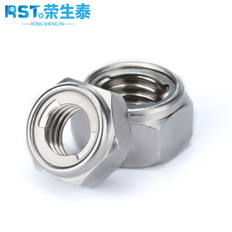 不锈钢金属锁紧螺母自六