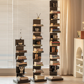 莱米家居隐形书架落地收纳置物架家用客厅简易靠墙铁艺创意小书柜