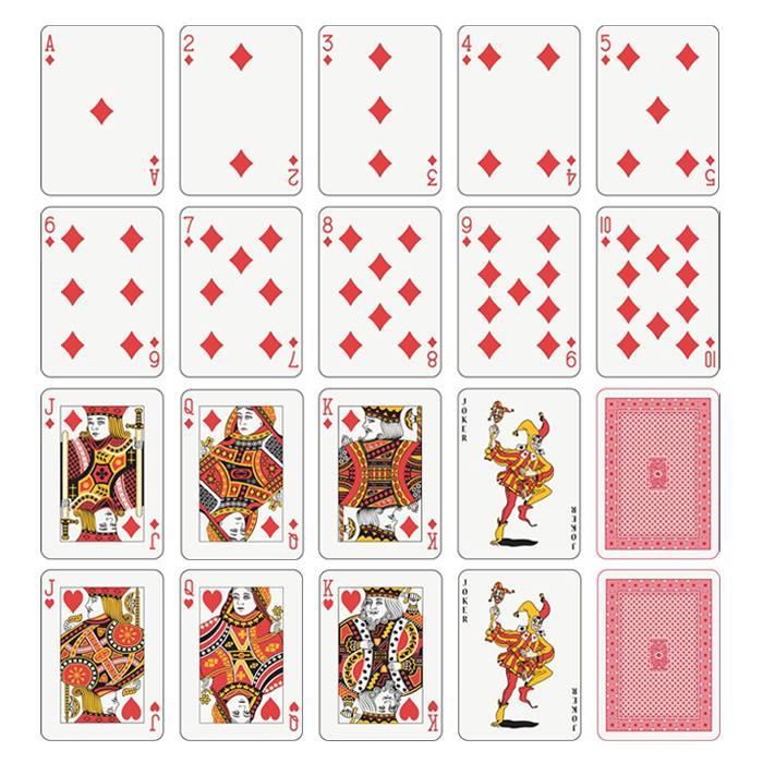 24号整套扑克牌桥牌正反面EPS矢量AI平面设计素材模板a
