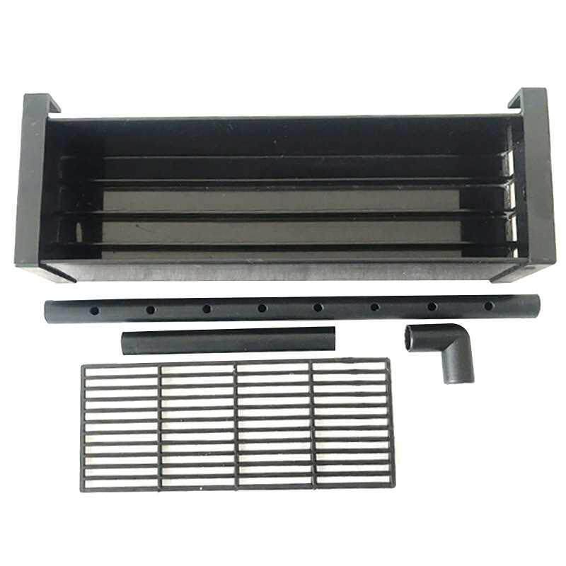 铝合金鱼缸上滤滴流盒过滤盒大托架支架底座上置顶过滤槽配件自制